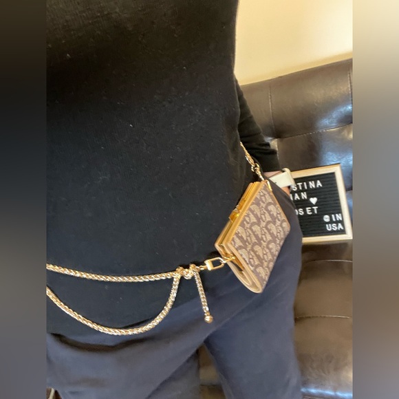 DIOR canvas wallet on chain - Picture 12 of 16